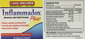 1-800 WellMed Inflammadox Plus+ - allnatural supplement