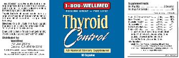 1-800 WellMed Thyroid Control - allnatural supplement