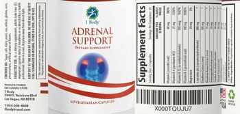 1 Body Adrenal Support - supplement