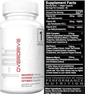 1st Phorm 1-Db Overdrive - supplement