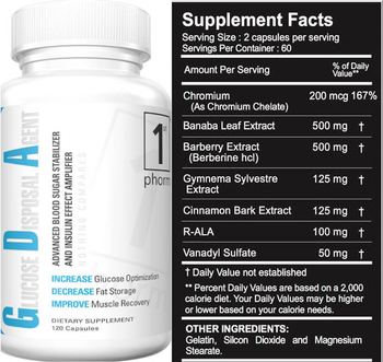 1st Phorm Glucose Disposal Agent - supplement