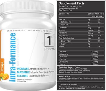 1st Phorm Intra-Formance Orange - supplement
