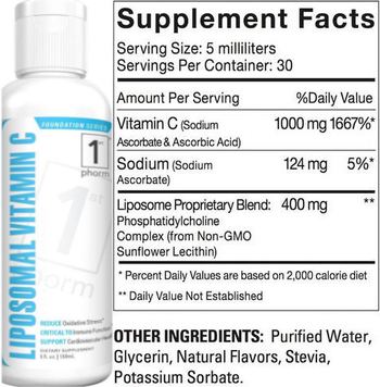 1st Phorm Liposomal Vitamin C - supplement