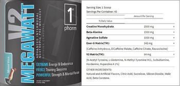 1st Phorm MegaWatt V2 Miami Vico - supplement