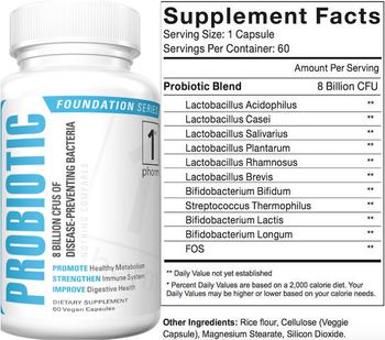 1st Phorm Probiotic - supplement