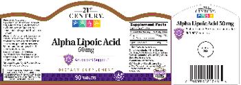 21st Century Alpha Lipoic Acid 50 mg - supplement