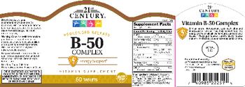 21st Century B-50 Complex - vitamin supplement