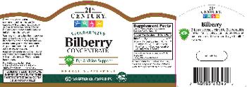 21st Century Bilberry Concentrate - herbal supplement