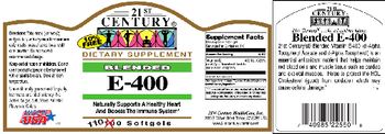 21st Century Blended E-400 - supplement