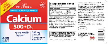 21st Century Calcium 500+D3 - calcium vitamin d3 supplement