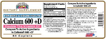 21st Century Calcium 600+D - supplement