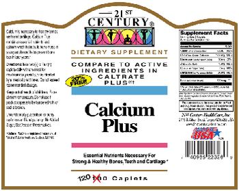 21st Century Calcium Plus - supplement