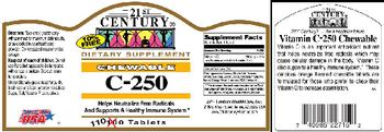 21st Century Chewable C-250 - supplement