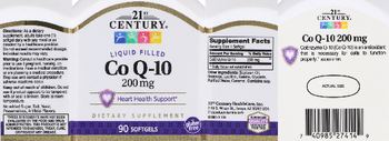 21st Century Co Q-10 200 mg - supplement