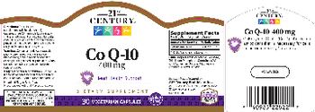 21st Century Co Q-10 400 mg - supplement