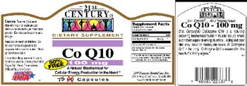 21st Century Co Q10 100 mg - supplement