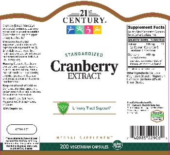 21st Century Cranberry Extract - herbal supplement