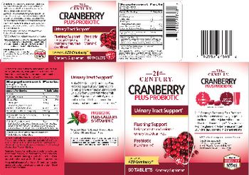 21st Century Cranberry Plus Probiotic - cranberry supplement