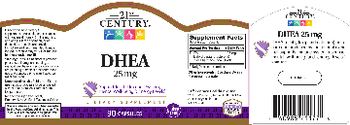 21st Century DHEA 25 mg - supplement
