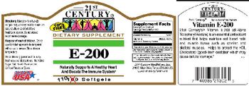 21st Century E-200 - supplement