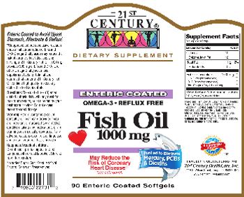 21st Century Enteric Coated Fish Oil 1000 mg - supplement