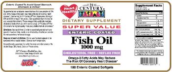 21st Century Enteric Coated Fish Oil 1000 mg - supplement