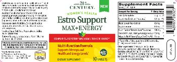 21st Century Estro Support Max + Energy - supplement