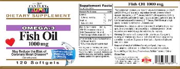 21st Century Fish Oil 1000 mg - supplement