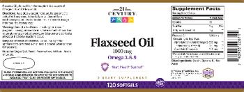 21st Century Flaxseed Oil 1000 mg - supplement