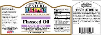 21st Century Flaxseed Oil 1000 mg - supplement