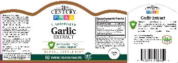 21st Century Garlic Extract - herbal supplement