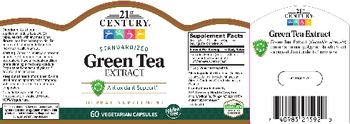 21st Century Green Tea Extract - herbal supplement