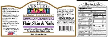 21st Century Hair, Skin & Nails - supplement