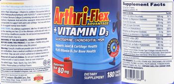 21st Century Healthcare Arthri-Flex Advantage + Vitamin D3 - supplement