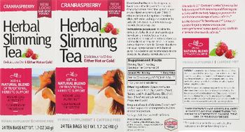 21st Century Healthcare Herbal Slimming Tea Cranraspberry - herbal supplement