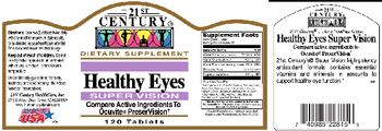 21st Century Healthy Eyes Super Vision - supplement
