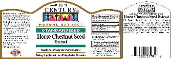 21st Century Horse Chestnut Seed Extract - supplement