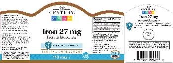 21st Century Iron 27 mg - mineral supplement