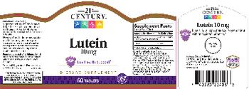 21st Century Lutein 10 mg - supplement