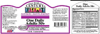 21st Century One Daily Adults 50+ - supplement