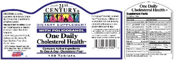 21st Century One Daily Cholesterol Health With Policosanol - supplement