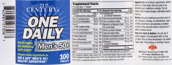 21st Century One Daily Men's 50+ - multivitamin multimineral supplement