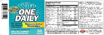 21st Century One Daily Women's Active Metabolism - multivitamin multimineral supplement