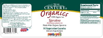 21st Century Organic Spirulina Arthrospira Plantensis - supplement