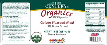 21st Century Organics Golden Flaxseed Meal - supplement