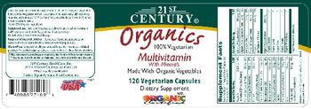 21st Century Organics Multivitamin With Minerals - supplement