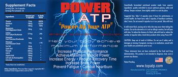21st Century Organics Power ATP - 