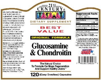 21st Century Original Formula Glucosamine & Chondroitin - supplement