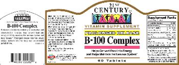 21st Century Prolonged Release B-100 Complex - vitamin supplement