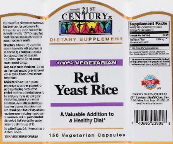 21st Century Red Yeast Rice - supplement